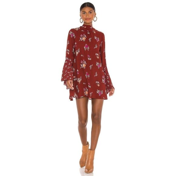 Free People Dress Tate Tunic Mini Blouse Vintage Combo X-Small New - Picture 1 of 13